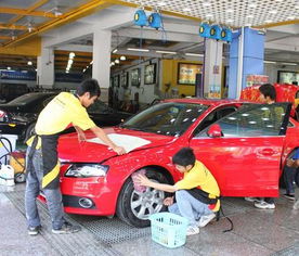 新格汽車(chē)美容加盟圖片 加盟店裝修圖